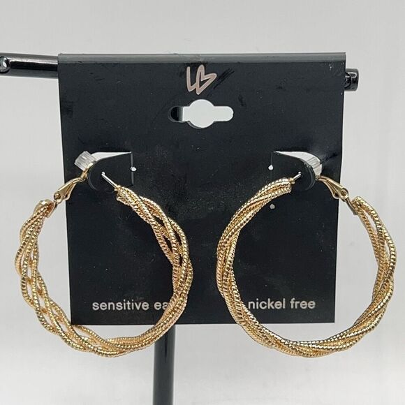 Gold Hoops G by Gennaro Earrings - Picture 1 of 5